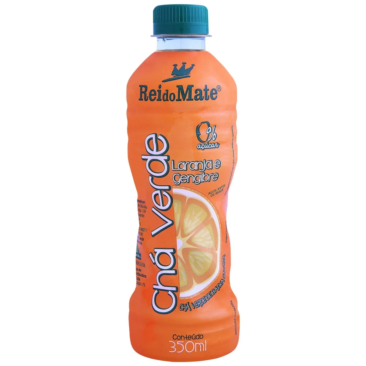 Chá Verde Laranja e Gengibre Rei do Mate - 350ml - Imagem 1