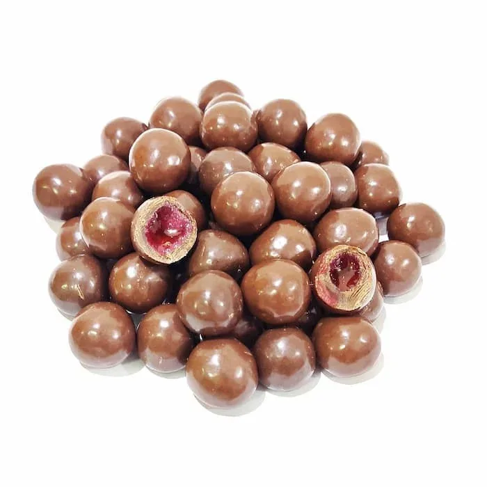 Drageado de Licor de Cereja com Chocolate ao Leite Drageado de Licor de Cereja com Chocolate ao Leite - 100g - Imagem 1