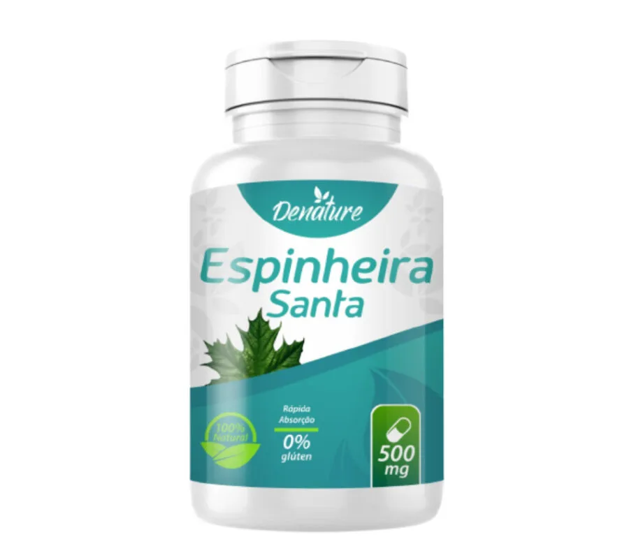 Espinheira Santa 500mg – 60 Caps Denature - Imagem 1