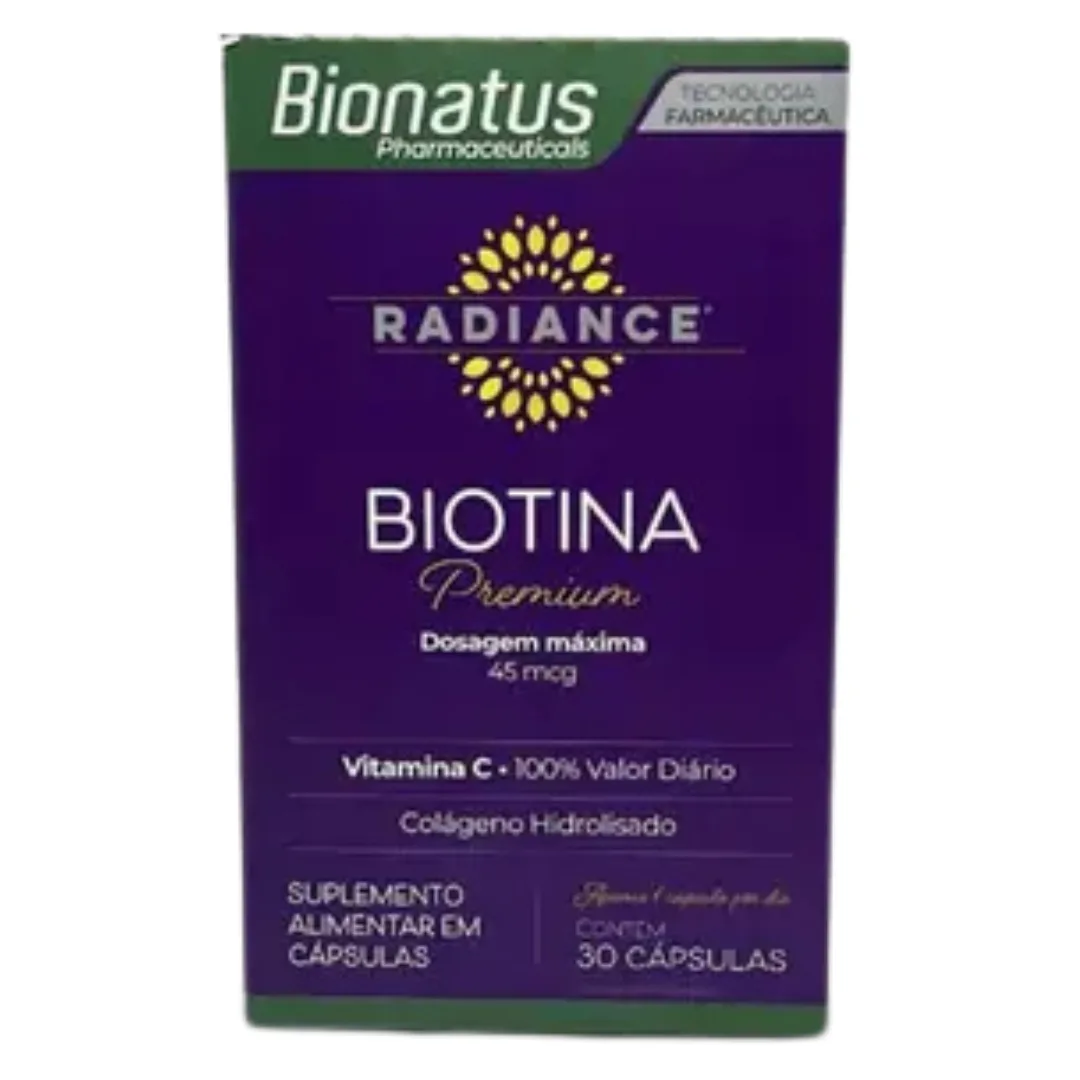 Biotina Premium – 30 Caps Bionatus - Imagem 1