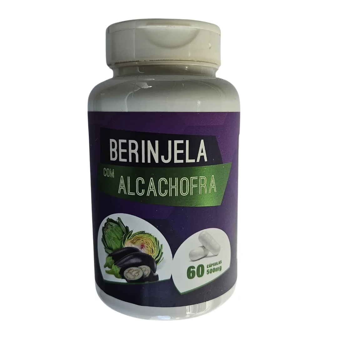 Berinjela com Alcachofra 500mg – 60 Caps EPA - Imagem 1