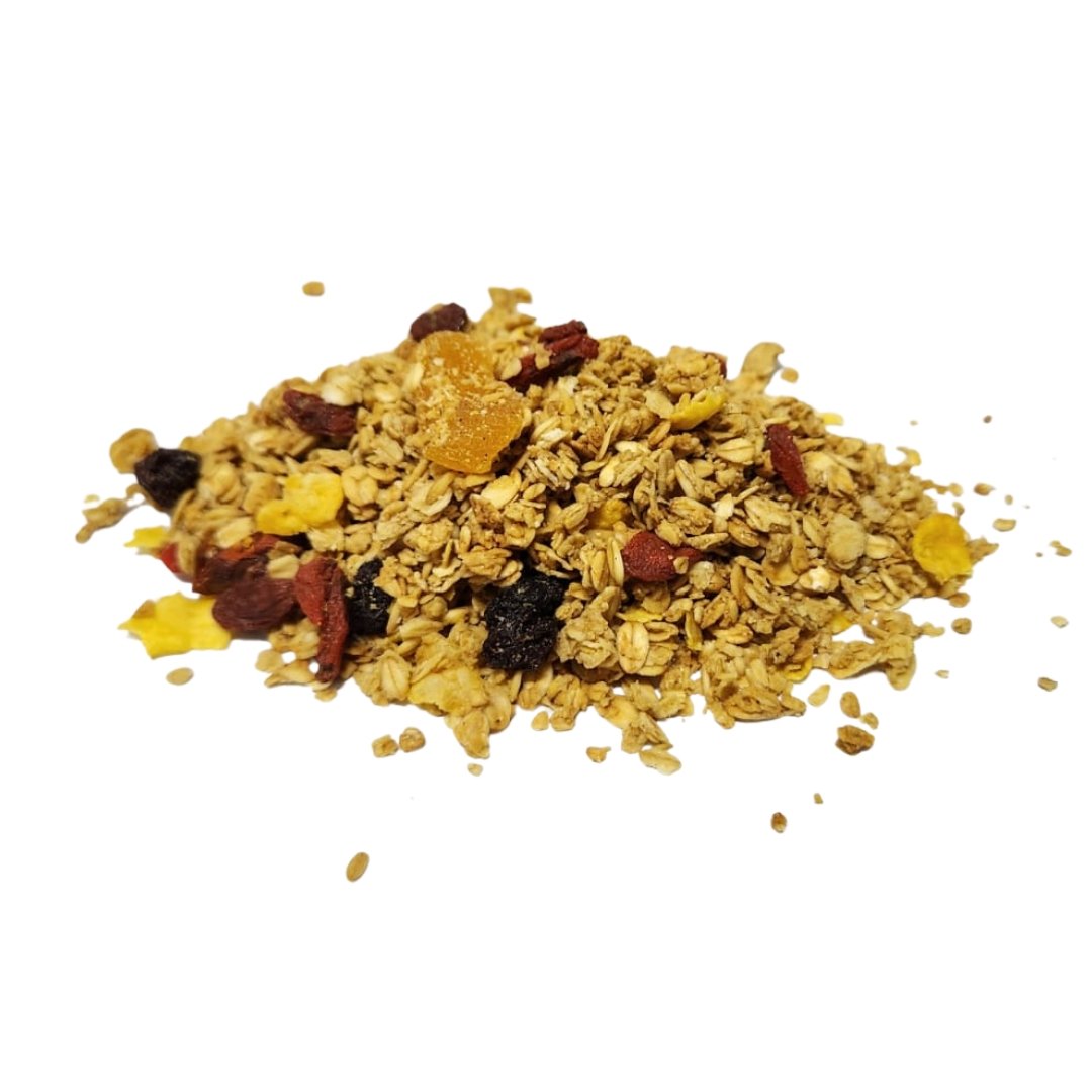 PRODUTOS SITE (75) Granola Frutas Tropicais - 100g - Imagem 1
