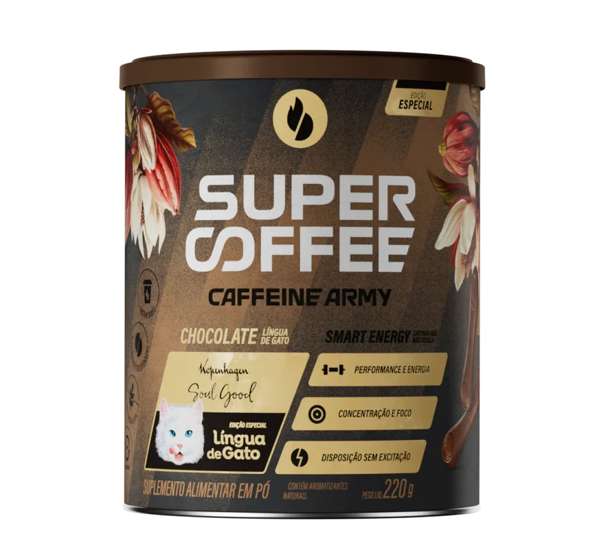 SUPERCOFFEE LINGUA DE GATO 220G Supercoffee Língua de Gato 220g - Imagem 1