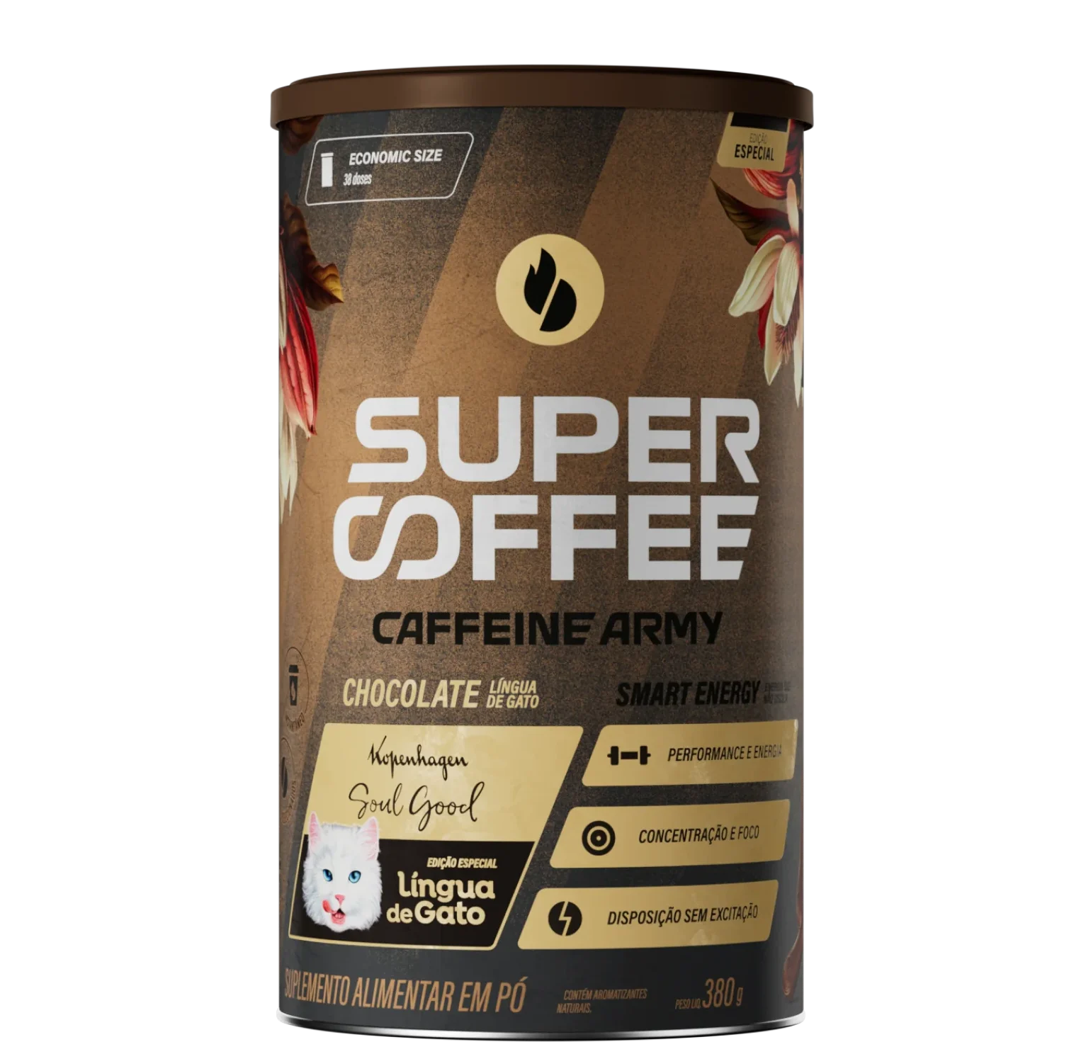 SUPERCOFFEE LINGUA DE GATO 380G Supercoffee Língua de Gato 380g - Imagem 1