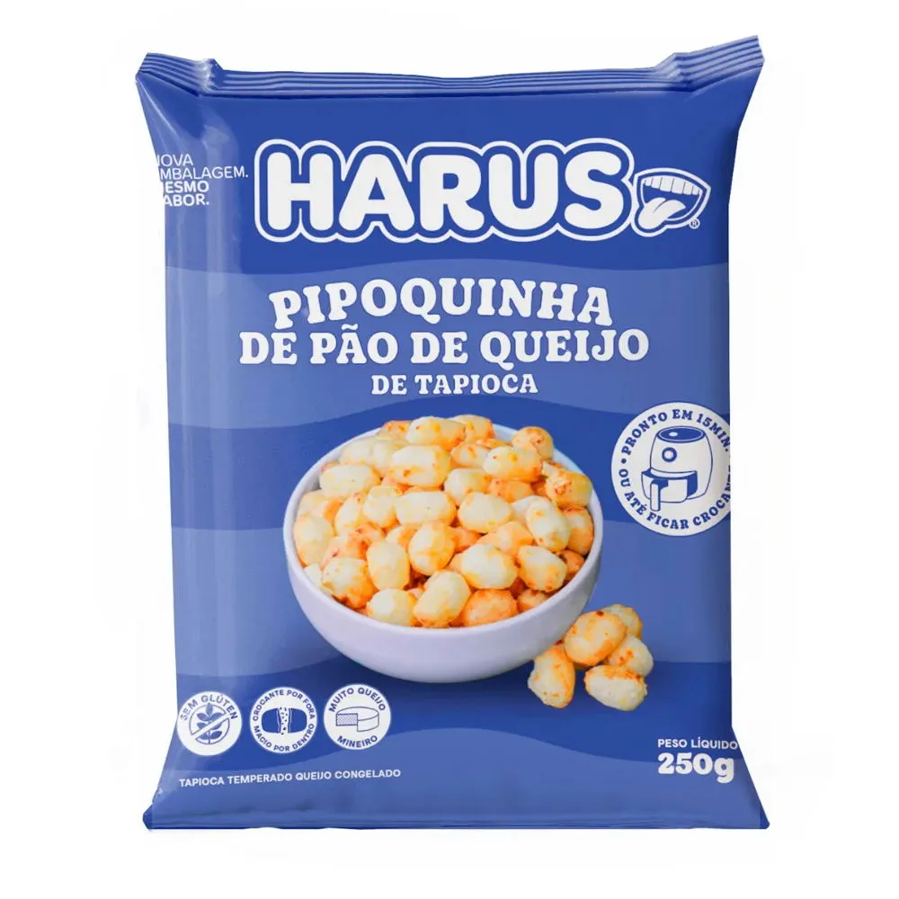Pipoquinha de Pão de Queijo de Tapioca 250g Harus - Imagem 1