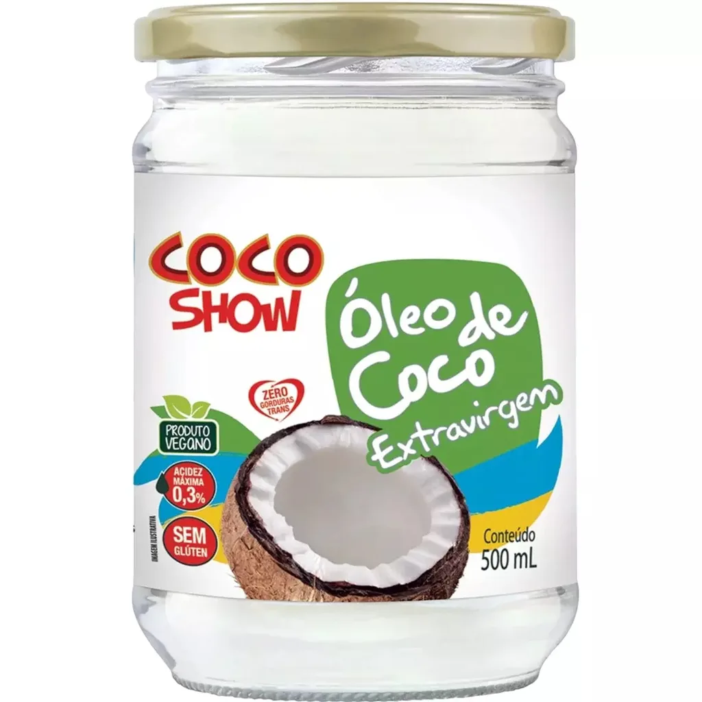 Óleo de Coco Extravirgem 500ml Coco Show - Imagem 1