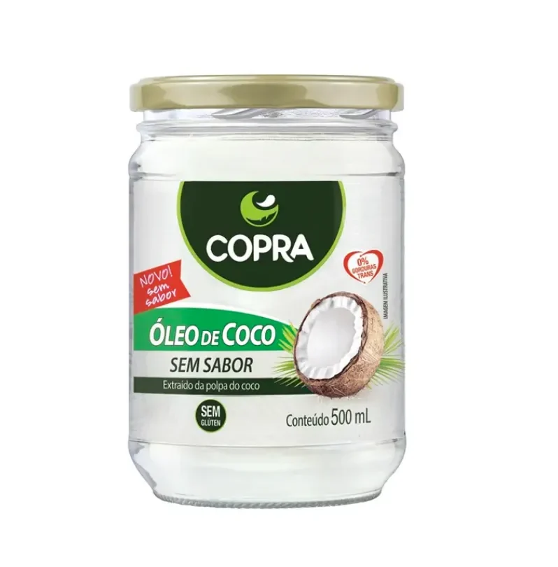 Óleo de Coco Sem Sabor 500ml Copra - Imagem 1