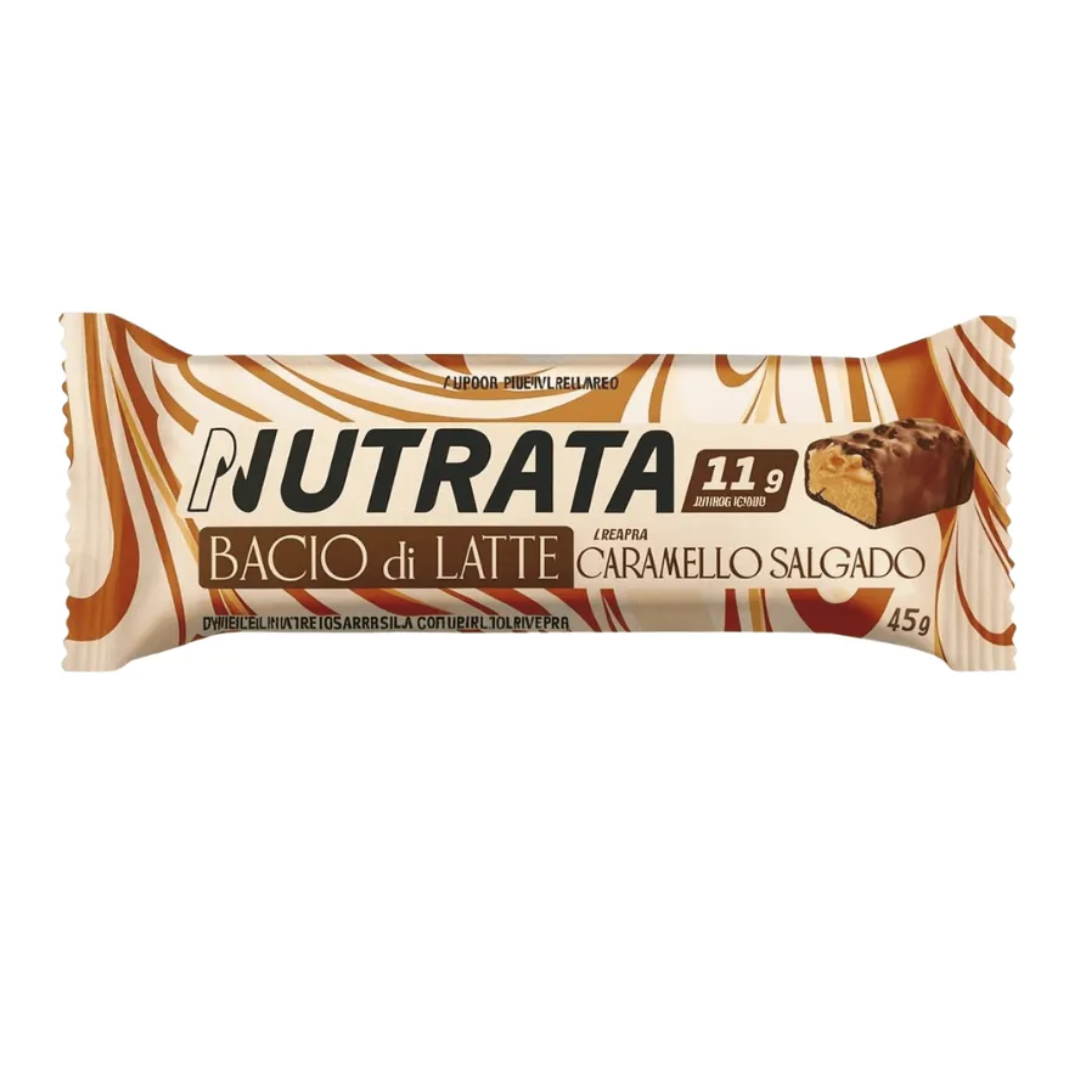 PRODUTOS SITE (4) Nutrata Sabor Caramelo Salgado 45g Bacio di Latte - Imagem 1
