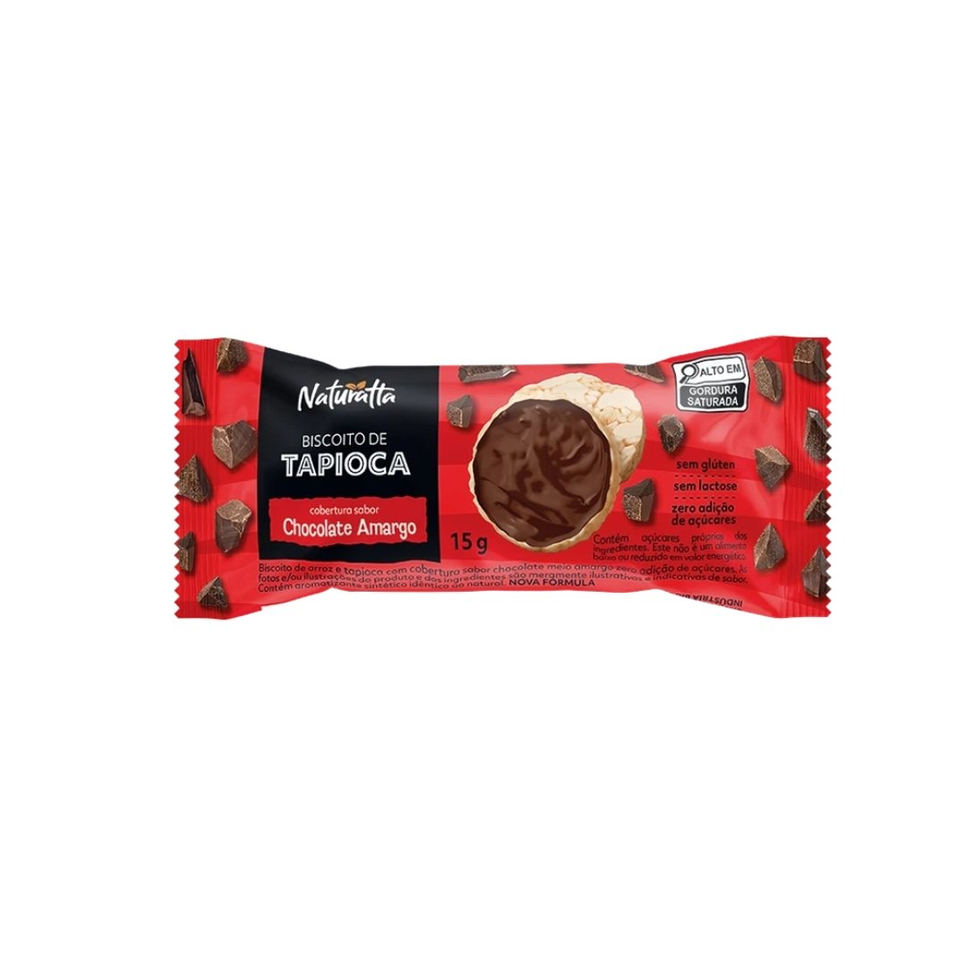 PRODUTOS SITE (22) Biscoito de Tapioca Zero Açúcar 16g – Naturatta - Imagem 1