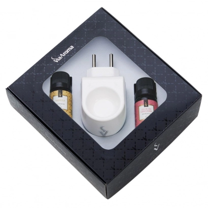 Kit Presente Aromatizador Standard Via Aroma Flor de Cerejeira e Vanilla