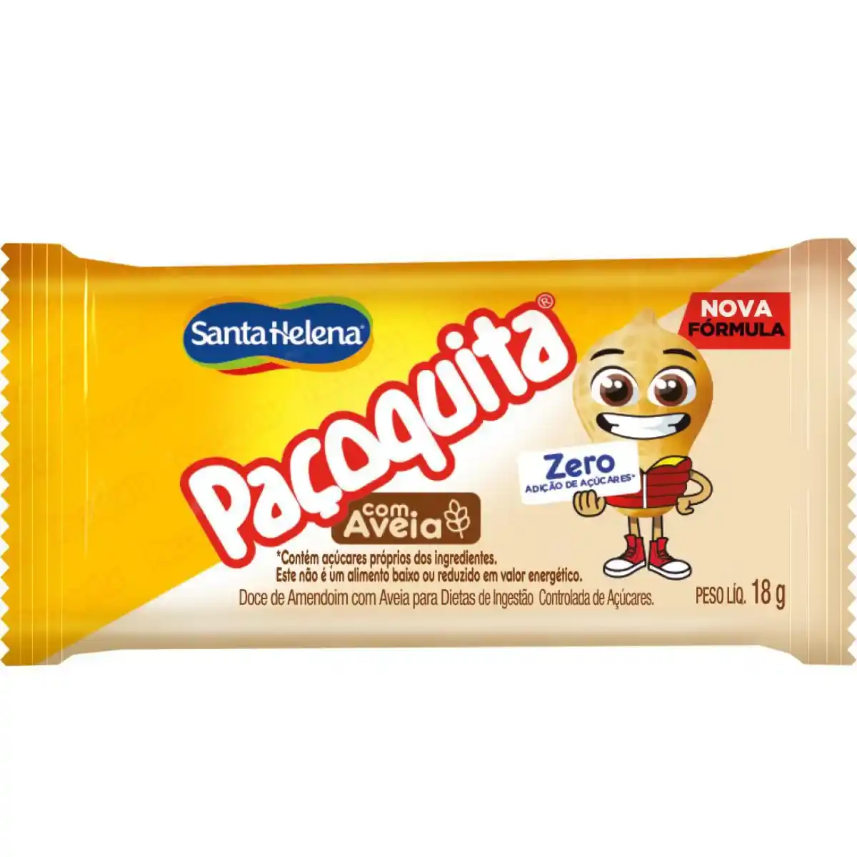 14667069 Paçoquita Zero com Aveia 18g - Imagem 1