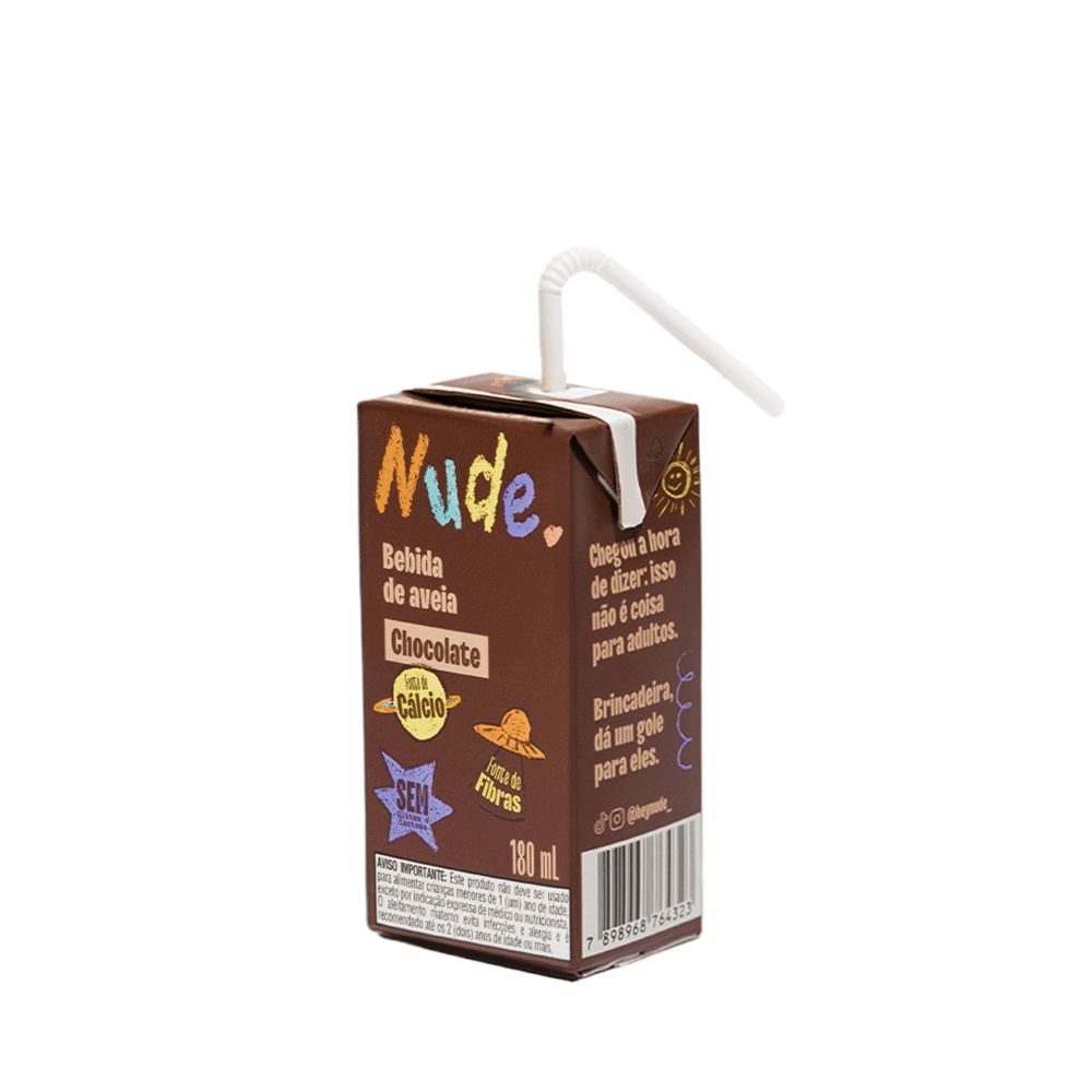 3241661 Bebida de Aveia e Chocolate Nude – 180ml - Imagem 1