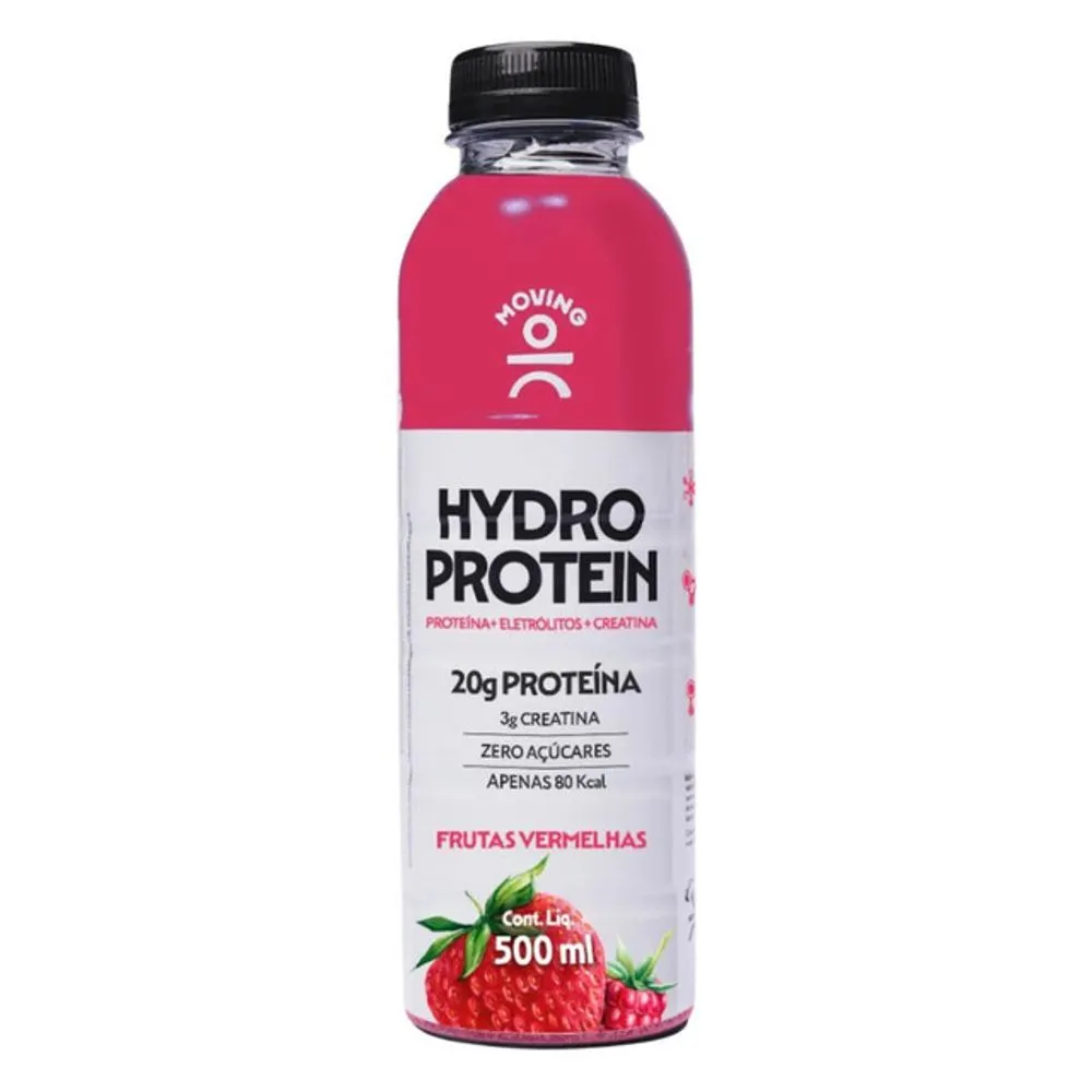 Isotonico-Hydro-Protein-Frutas-Vermelhas-500ml-Moving-ProImagem-16885 Hydro Protein Frutas Vermelhas Moving 500ml - Imagem 1