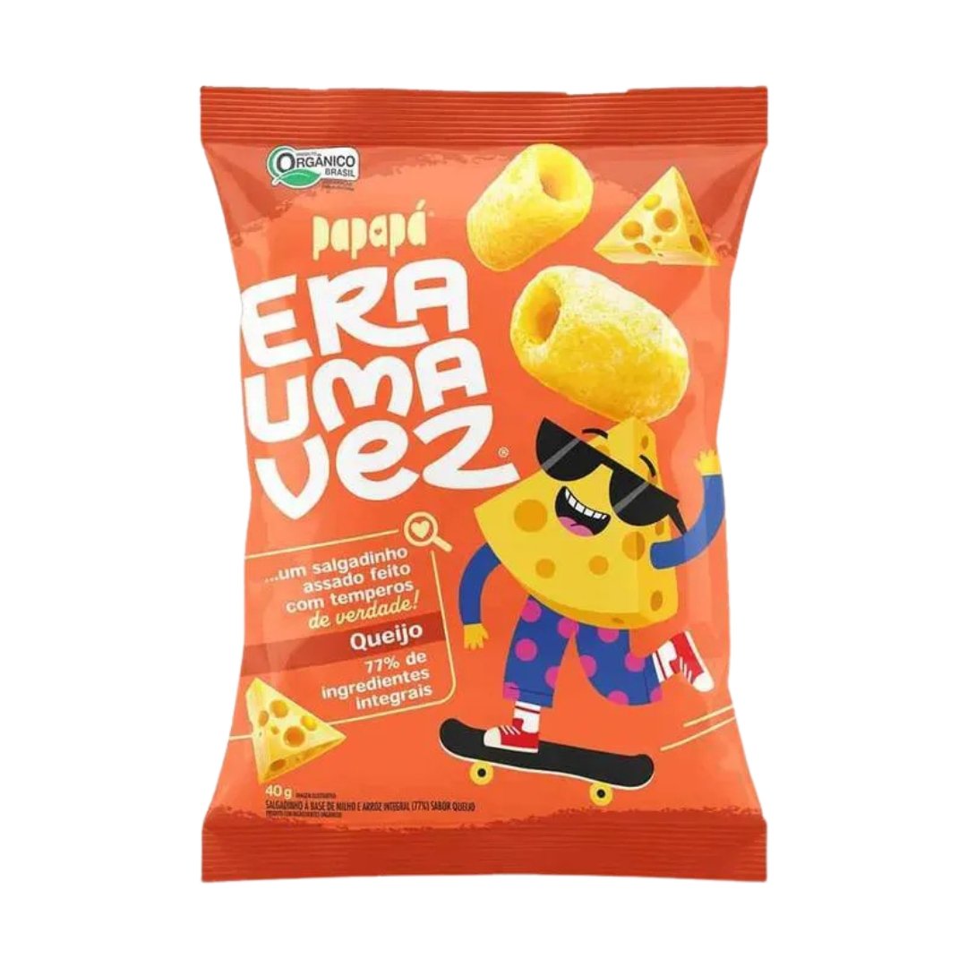PRODUTOS SITE - 2026-07-17T173449.635 Salgadinho Integral Queijo 40g Papapá - Imagem 1