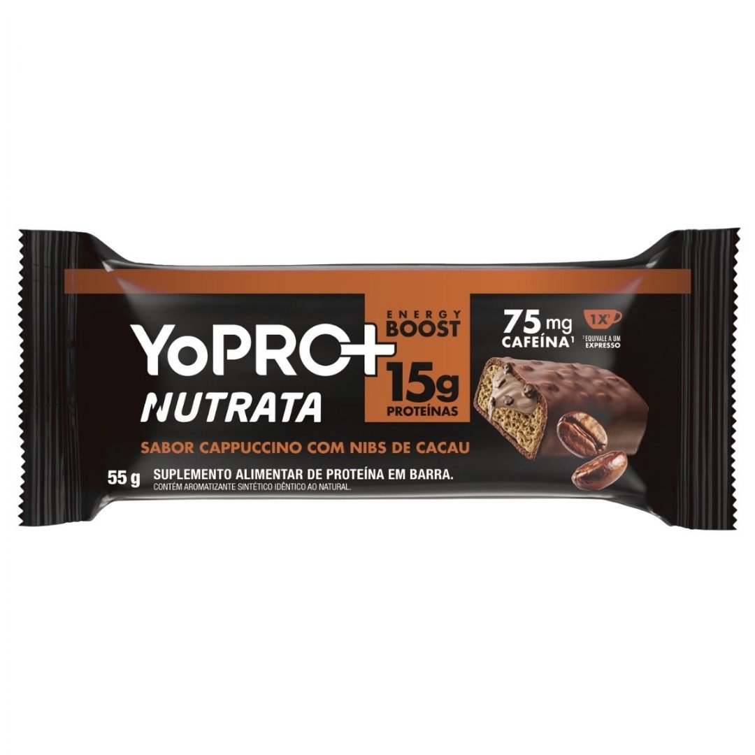 YoPROCapp-un-nutrata-12k Barra de Proteína Yopro Cappuccino 55g - Imagem 1