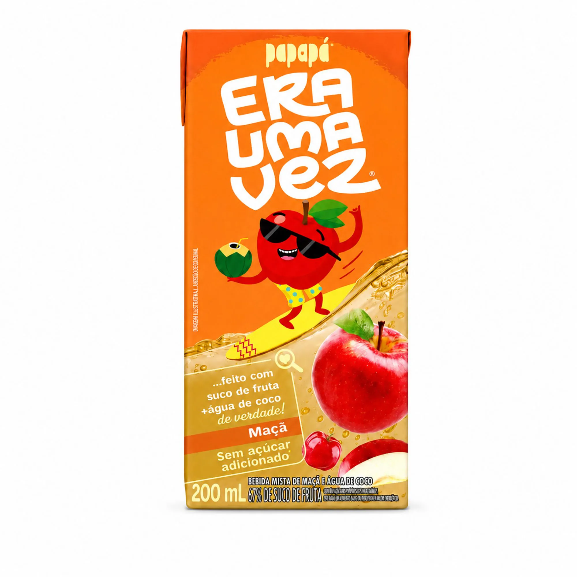 Suco de Maçã e Água de Coco Era Uma Vez 200ml – Papapá - Imagem 1
